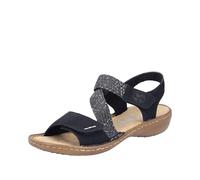 Rieker FSK Damen Sandalen für Damen, schwarz, Gr. 36 EU