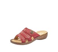 Rieker Damen 62876 Clogs/Pantoletten, Rot (Rosso/Nuss 33), 39 EU