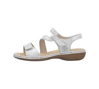 Rieker Damen 659c7 Sandalen, silber, 42 EU