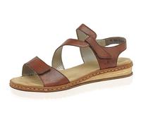 Rieker Damen 679C7 Sandale, braun, 36 EU