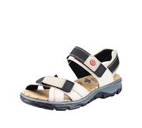 Rieker Damen 68851 Sandalen, Crema Champignon, 37 EU