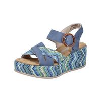 Rieker Damenschuhe 69469-14 Klassisch Indigo/Blau-Multi Größe 38