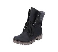 Rieker Stiefeletten 78531-00 Damen Schwarz/Anthrazit Größe 42 EU