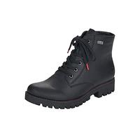 Rieker Damen Schnürstiefel in Schwarz, Größe 43