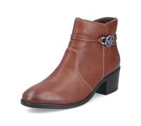 Rieker Damen Ankle Boots 73970, Frauen Stiefeletten,halbstiefel,Kurzstiefel,uebergangsschuhe,uebergangsstiefel,knöchelhoch,braun (22),40 EU / 6.5 UK