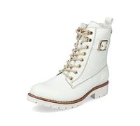 Rieker Damen Ankle Boots Y9126, Frauen Stiefeletten, wasserabweisend, riekerTEX,flach,Stiefel,Bootee,Booties,halbstiefel,Weiss (80),36 EU / 3.5 UK