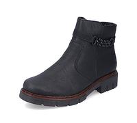 Rieker Damen Stiefeletten Z3566, flach, schwarz, Größe 36 EU (3.5 UK)