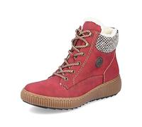 Rieker Damen Ankle Boots Z6620, Frauen Stiefeletten, lose Einlage,gefüttert,Winterstiefeletten,Stiefel,Bootee,Booties,rot (33),36 EU / 3.5 UK