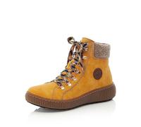 Rieker Winterboots, mit herausnehmbarem Textilfußbett 37 gelb Damen Stiefel Stiefeletten Winterboots 37 ocker