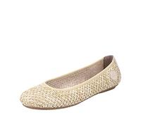 Rieker Damen Ballerina beige Größe 36