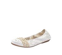 Rieker Damen-Ballerinas 41466-81 weiss / 81 Gr. 40