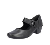Rieker Damen Ballerinas 41756-00 schwarz Gr. 39