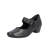 Rieker Damen Ballerinas 41756-00 schwarz Gr. 39
