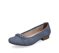 Rieker Damen Ballerinas 51990-10 blau Gr. 36