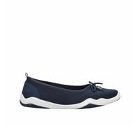 Rieker Ballerina 45250-14 Damen Textil/Nubuklederimitat vegan Dunkelblau Gr. 36