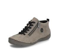 Rieker Damen Bequemschuhe 52514, Frauen Schnürschuhe,Komfortschuhe,Halbschuhe,schnürer,Schnuerschuhe,Schnuerer,Schnuerung,grau (42),38 EU / 5 UK