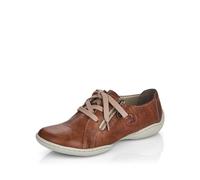 Rieker Damen Bequemschuhe 58821, Frauen Schnürschuhe,straßenschuhe,Strassenschuhe,Schnuerung,lace-up Shoes,Low-tie,bequem,braun (22),37 EU / 4 UK