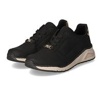 Rieker Damen Bequemschuhe M4903, Frauen Schnürhalbschuhe,lose Einlage,Komfortschuhe,schnürschuhe,schnürer,bequem,schwarz (00),36 EU / 3.5 UK