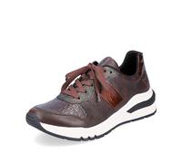Rieker Damen Bequemschuhe M6602, Frauen Schnürhalbschuhe,lose Einlage,Komfortschuhe,Halbschuhe,schnürschuhe,schnürer,bequem,braun (25),39 EU / 6 UK