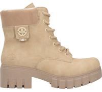 Rieker Damen Stiefel 74532 HWK marble/lehm, lose Einlage Beige Gr. 39