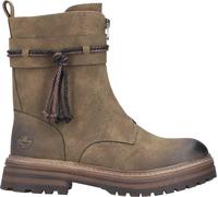 Rieker Damen Biker Boots Grün, Damen, Größe: 41, Material: Kunstleder/Textil