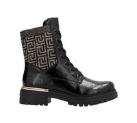 Rieker Damen Lack Boots 72607 Schwarz Größe 36