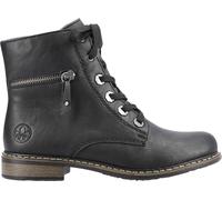 Rieker Damen Biker Boots Schwarz, Damen, Größe: 37, Material: Kunstleder/Textil