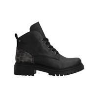 Rieker Damenstiefel HWK Lederimitat schwarz/grau Größe 42