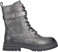 Rieker Damen Biker Boots Silber, Damen, Größe: 38, Material: Kunstleder/Textil