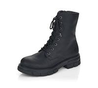 Rieker Damen Biker Boots Z9120, Frauen Stiefeletten,uebergangsstiefel,flach,Stiefel,Bootee,Booties,halbstiefel,Kurzstiefel,schwarz (00),41 EU / 7.5 UK