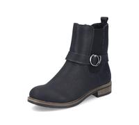 Rieker Damen Chelsea Boots 72252, Frauen Stiefeletten,uebergangsstiefel,Schlupfstiefel,Winterstiefeletten,Winterschuhe,schwarz (00),38 EU / 5 UK