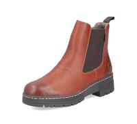 Rieker Damen Chelsea Boots 73892 – Übergangsstiefel, lose Einlage, Braun, Gr. 37 EU