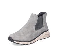 Rieker Damen Chelsea Boots M4944, Frauen Stiefeletten, lose Einlage,Schlupfstiefel,flach,Stiefel,Bootee,Booties,halbstiefel,grau (41),36 EU / 3.5 UK