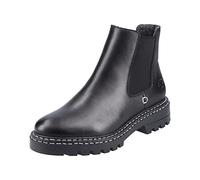 Rieker Damen Chelsea Boots Z5551, Frauen Stiefeletten,Schlupfstiefel,flach,Boots,Stiefel,Booties,halbstiefel,Kurzstiefel,schwarz (00),36 EU / 3.5 UK