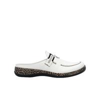 Rieker Damen Pantoletten 46393-00 Weiß Größe 42