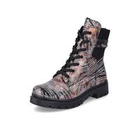 Rieker Damen Combat Boots Y2421, Frauen Stiefeletten,uebergangsstiefel,schnürstiefel,Winterstiefel,Winterschuhe,warm,Bootee,Multi (00),40 EU / 6.5 UK