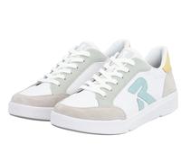 Rieker - Damen EVOLUTION Sneaker marbleweiss marble/weiss/palecyan/lagune/s - Gr. - EU 37