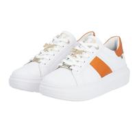 Rieker - Damen Evolution Sneaker whiteorange weiss/orange/orange - Gr. - EU 39