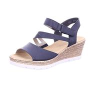 Rieker Damen Frühjahr/Sommer 619A4 Geschlossene Sandalen, Blau (Pazifik 14)