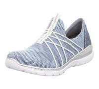 Rieker Damen Frühjahr/Sommer L32K1 Slip On Sneaker, Blau (Adria/Jeans/ 12 12), 40 EU