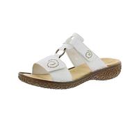 Rieker V69N2 80 Damen Pantolette Weiss Weiss 42