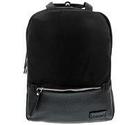 Cityrucksack RIEKER, Gr. B/H/T: 27cm x 33cm x 10cm, rot, Lederimitat, Textil, unifarben, casual, Rucksäcke, Freizeitrucksack mit verstellbaren Schulterriemen (32164100-0) rot