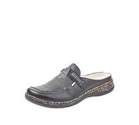 Rieker Damen Clogs in Schwarz, Größe 42