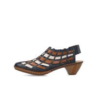 Rieker Damen Halbschuhe 46778 Halbschuhe, Navy, 36 EU