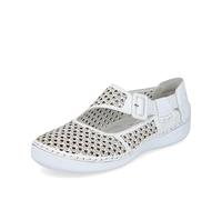 Rieker FSK Damen Halbschuhe für Damen, weiß, Gr. 36 EU