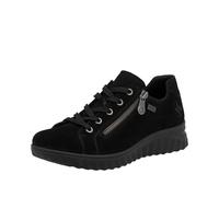 Rieker Damen Halbschuhe HWK 59000 Sportboden Keilabsatz ab 25 mm Schwarz Größe 41