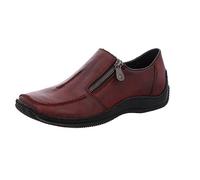 Rieker Damen Halbschuhe Braun Mokassin, Marc Burgund L1780 35, 42 EU