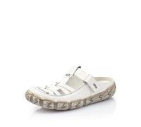 Rieker Damen-Halbschuhe L0396, Hausschuhe für Damen, weiß, 38 EU