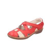 Rieker Damen Halbschuhe M1677-33 rot Gr. 40