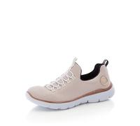 Rieker Sneaker Slipper Memosoft rosa kupfer M in Rot, Größe